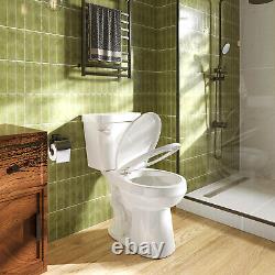 1.28 GPF Round Chair Height Floor Mounted Two-Piece Toilet ADA Compliant 17.3'