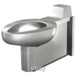 Acorn R2115-W-2 Toilet, Floor, Satin, Stainless Steel