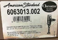 American Standard 6063013.002 Chrome Selectronic Urinal Piston Flush Valve