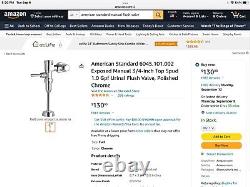 American Standard Commercial Manual Toilet Flush Valve Top Spud 6047.121.002