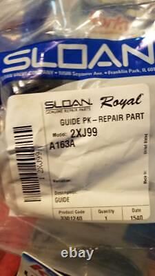 Assorted toilet repair parts Korky, Sloan, Zurn, refill heads, flappers, etc