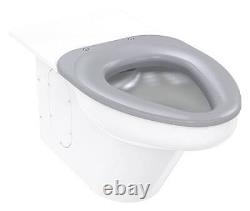 BESTCARE WH2142-ADA-W-3-EGE10 10 Toilet Bowl, Elongated, Floor, Flush Valve