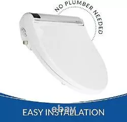 Bio Bidet BLISS BB-2000 Round Smart Toilet Seat Wireless Remote White NEW