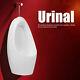 Ceramic Urinal White Universal Wall Mounted Funnel Toilet With Flush Valve