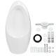 Ceramic Wall Mounted Urinal Wall Mounted Flushing Toilet Supply With Flush Valve