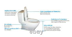Comfort Height Dual Flush One Piece Toilet ADA Compliant Ceramic White-WinZo