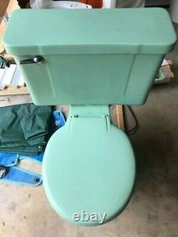 Crane 1954 Vintage Mint Green (Pale Jade) Oxford Toilet good condition