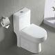 Deervalley Ceramic One Piece Dual Flush Small Toilet With Soft Closing Seat