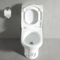 DeerValley Ceramic One Piece Dual Flush Small Toilet with Soft Closing Seat