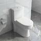 Deervalley Mini Compact Dual Flush One Piece Elongated Toilet For Small Bathroom