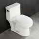 Deervalley White Ceramic 1.28 Gpf Elongated One-piece Toilet Seat Included