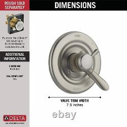 Delta Lahara T17038-SS Monitor 17 Series Valve Only Trim Stainless 1-Handle