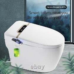 Elongated One Piece Smart Toilet