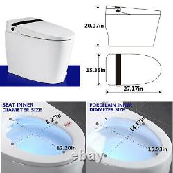 Elongated One Piece Smart Toilet With Advance Bidet And Soft Closing Seat