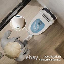 Elongated Smart Toilet+Bidet Air Pressure-Assisted Power Flush 1.0GPF