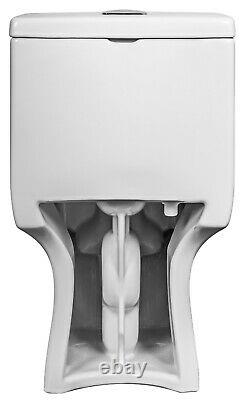 Fiore435E One Piece Elongated Toilet with Slow Close Seat, 1.28 gpf, Top Push Flush