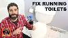 Fix A Running Toilet Fill Valve Replacement By Home Repair Tutor
