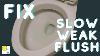 Fix A Weak Flushing Toilet