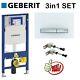 Geberit Duofix Up320 1.12m Sigma Cistern Wall Hung Concealed Wc Toilet Frame Set