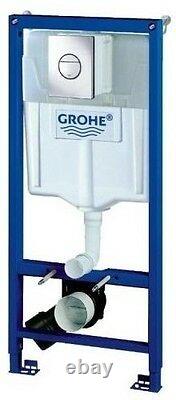 GROHE 38860000 Rapid SL 3 in 1 Wall Hung WC Set 1.13m Concealed Frame & Cistern