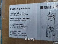 Geberit Sigma 0.8 / 1.6 GPF Dual Flush Concealed Tank Wall Mounted Toilets