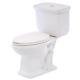 Glacier Bay Two-piece Toilet Dual Flush Elongated Closed Seat Vitreous China