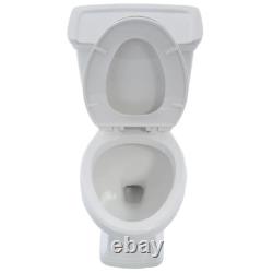Glacier Bay Two-Piece Toilet Dual Flush Elongated Closed Seat Vitreous China