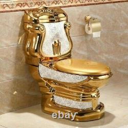 Gold toilet, modern design