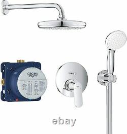 Grohe 34732000 Flush-Mounted Shower System with Rainshower Cosmopolitan 210