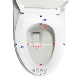 HOROW 1.28 GPF Elongated One-Piece Toilet (Seat Included)