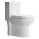 Horow Ceramic One Piece Small Nib Dual Flush Small Toilet With Soft Closing Seat