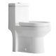 Horow One Piece Toilet Nib Compact Bathroom Mini Dual Flush Commode Water Closet