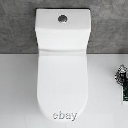 HOROW One Piece Toilet NIB Compact Bathroom Mini Dual Flush Commode Water Closet