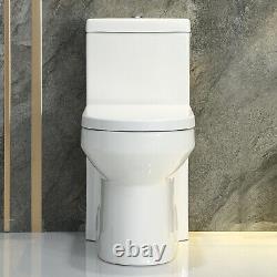 HOROW White One Piece Bathroom Toilet With Dual Flush