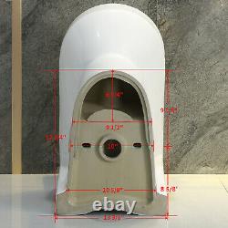 HOROW White One Piece Bathroom Toilet With Dual Flush