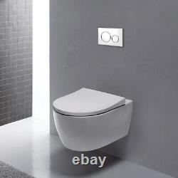 In Wall Concealed Cistern Toilet Water Tank with matte chrome Black Gold buttons