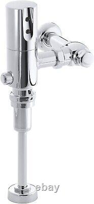 KOHLER K-10958-SV-CP Tripoint Touchless DC 0.5 gpf urinal flushometer Chrome