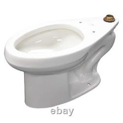 KOHLER K-96057 Toilet Bowl, Elongated, Floor, Flush Valve