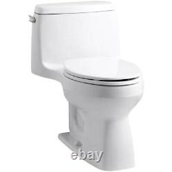KOHLER Single Flush Elongated Toilet 1.28 GPF K-10491-0