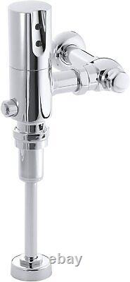 KOHLER Tripoint Touchless DC 0.125 GPF Urinal Flushometer K-10949-SV-CP, Chrome