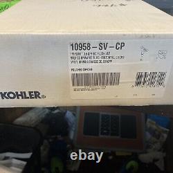 KOHLER Tripoint Touchless DC 0.5 GPF Urinal Flushometer K-10958-SV-CP List $655