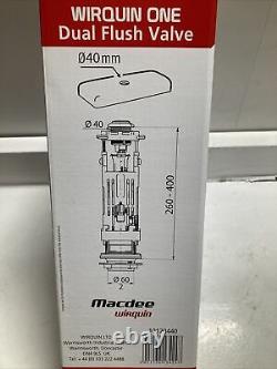 Macdee Wirquin One Mechanical Dual Flush Valve (Joblot of 8)
