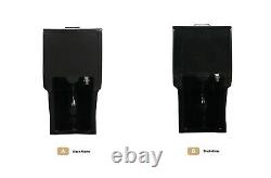 Matte Black Toilet Modern One Piece Dual Flush Verona