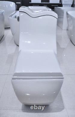 Modern Bathroom Toilet One Piece Toilet Dual Flush Toilet Len 30.5