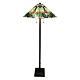 Multicolored Floor Lamp Hand Crafted Tiffany Stained Glass Home Lighting Fixture