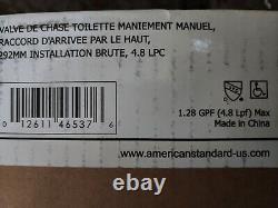 NEW American Standard Ultima Manual 1.28 GPF FloWise Flush Valve 1.5. Top Spud