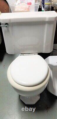 NEW LOWER PRICE Vintage Wellworth Brand stamped 1950 TOILET & wall mount SINK