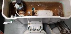 NEW LOWER PRICE Vintage Wellworth Brand stamped 1950 TOILET & wall mount SINK