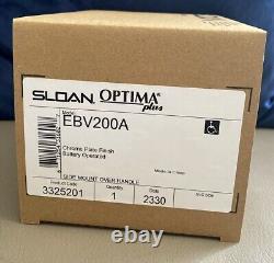 NEW SLOAN Flush Valve Kit, Toilet/Urinal, Side Over Handle EBV200A- 3325201