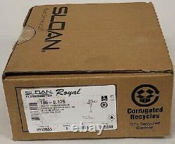 NEW SLOAN Royal 186-0.125 Dual Bypass Exposed Chrome Plate Urinal FLush Valve
